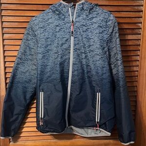 Women's Navy Blue Windbreaker Jacket
